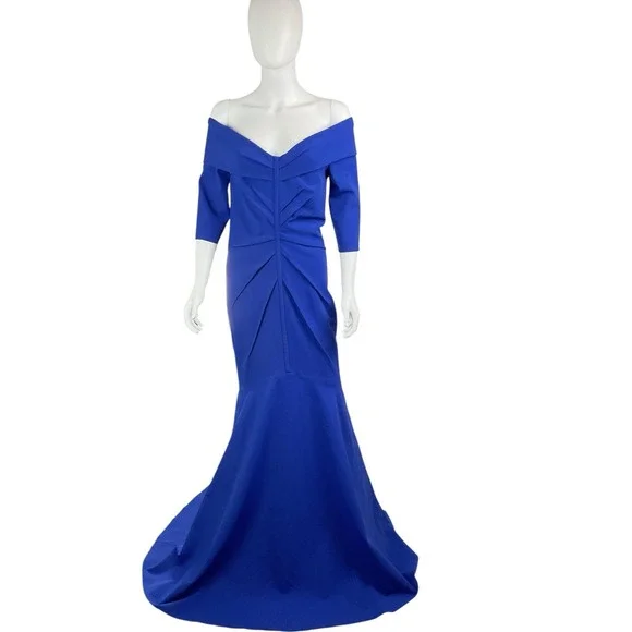 Rene Ruiz Fit and Flare Scuba Evening Gown Blue Size 8 Formal Dress is  available for purchase on au PAY Market - Imported Goods Online Store  Co.Ltd. | au PAY Market -